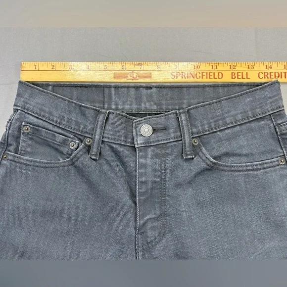 Levi’s 511 Slim Fit Jeans Men’s 30x32 Washed Black - Picture 9 of 11